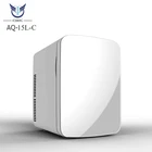 AQ-15L-C Factory best selling mini freezer fashion look box dc 12v freezer colorful small car fridge
