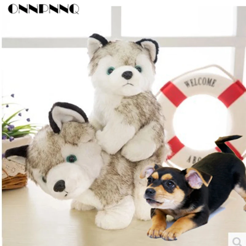 OnnPnnQ Plush Pet Dog Cat Toy Chew Treat Holder Tooth Cleaning Simulation Husky Toy Dog Puppy Training Interactive Pet Supplies