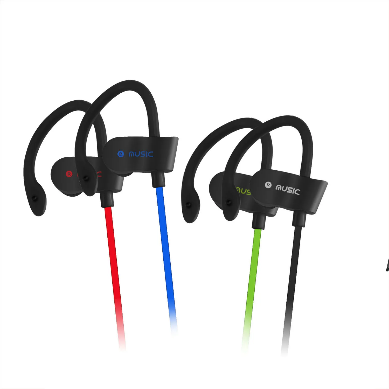 cheap hot sale soft earhook neckband Wireless Stereo Headphone sport bluetooth earbud for ipone from shenzhen OEM factory - ANKUX.COM