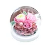 Beautiful decorative fresh flower glass ball preserved flower
