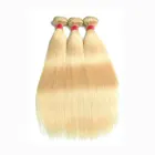 Hot sale russia straight virgin hair,russian hair extensions,613 blonde human weave hair
