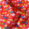 In stock soft warm flannel garment fabric , digital printed flowers polyester cloth for pajamas