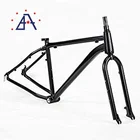 Full suspension aluminum mountain road bike frame product