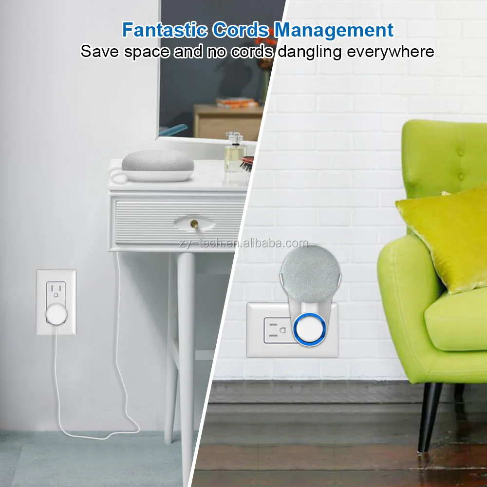 Outlet Wall Mount Hanger Stand for Google Home Mini - ANKUX.COM
