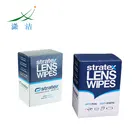 Professional chinese supplier moistened customized lens cleaning wipes screen