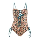 Custom Made Woman Sexy swimwear bikini Backless One Piece Print Swimsuit & Swimwear For Ladies bathing suit