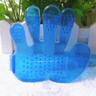 Soft Transparent PVC Five Finger Pet Dog Cat Animal Puppy Hair Washing Massage Comb