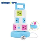 multiple power strip 220v appliance surge protector 15 amp socket