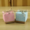 Tartan Gift Box Sweet Boxes Decorated with Key Accessories for Christmas