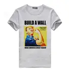 Wholesale Breathable Rubber Print 35Polyester 65% Cotton Paint Shirt