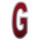 embroidered letter patch for hockey jerseys