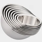 China supplier stainless steel mix bowl multifunctional basin for soup and noodle bowl with SS lid