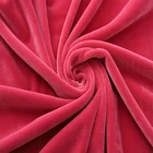 Hot sale India/Turkey/Middle East/Asia Market 100% polyester warp knitted plain dyed home textile fabric for pillow