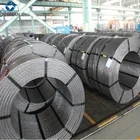 Chinese manufacture construction material astm grade 270 pc prestressing steel strand price