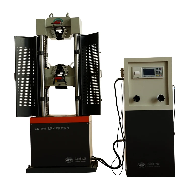 WE-300B универсальная гидравлическая прочность на растяжение машина для тестирований