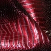 Faux leather fabric with croco emboss very fahion for ladies handbag and shoes
