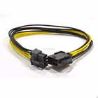 30cm 8Pin to 8pin PCI Express Male to Female pcie 8 pin Power Extension Cable