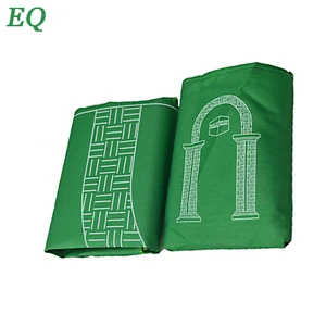 mini style and 100% polyester well material muslim prayer mat