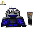 Virtual Alliance Multiplayer Games Virutal Reality Theaters Simulator 6 Seats 9D VR Movie Cinema Chair