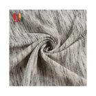 Grey non stretch yarn dyed knitted weft African cotton terry fleece fabric for hoodie