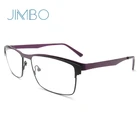 Wholesale New Model Fashion Designer Square Eyewear Metal Optical Frame In Stock