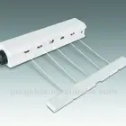 indoor 5 line retractable clothes line and wire hanger
