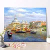 CHENISTORY DZ1609 Diy Painting By Numbers Water City Venice For Wholesale On Canvas With Frame