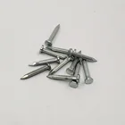 Chinese factory supply flat head grooved shank zinc galvanized surface steel concrete nail