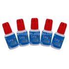 Strong high quality 1 second custom latex free Korea fast drying sky lash extension adhesive private label eyelash glue