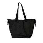 New design personalized black nylon tote bag with drawstring