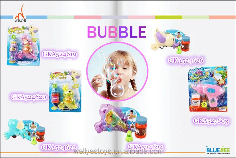 Plastic dolphin bubble gun made in China