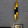 Double Wholesale Bedside Black Gold Finish Wall Sconces
