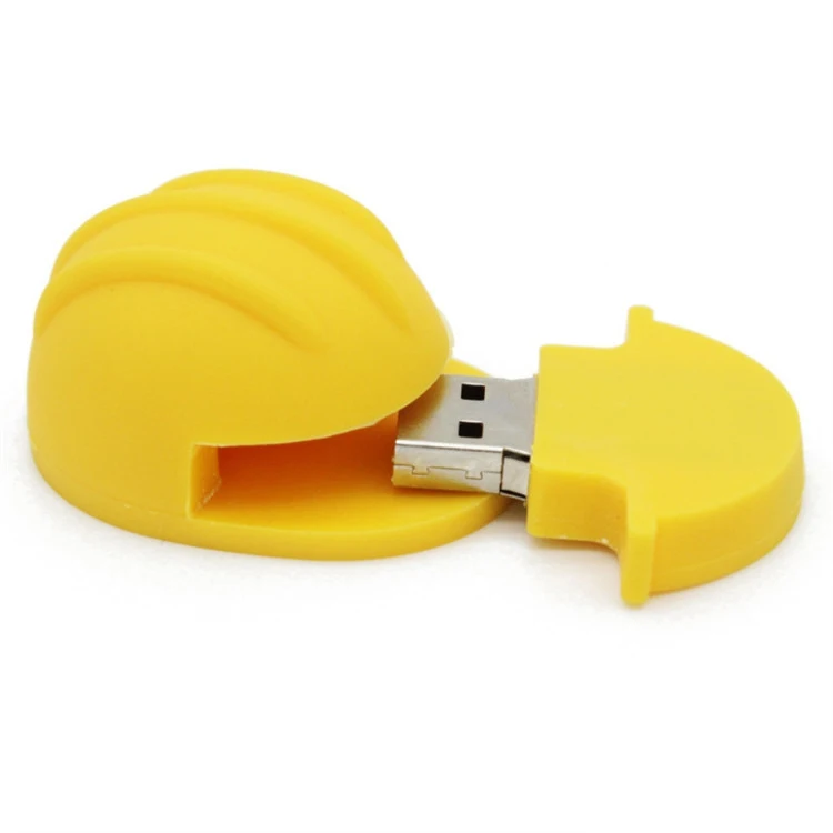 USB flash drive personalizada casco en forma de regalo promocional con la empresa pendrive usb logo 1 GB a 64 GB