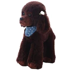 Wholesale cute reality poodle plush toy poodle pillow as a child's birthday gift