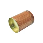 black tea tin round tea tin double tin cans for tea