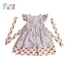 Wholesale Children Bunny Baby Girls Easter Dresses Party Dress Children Frocks Designs Boutique Clothes
