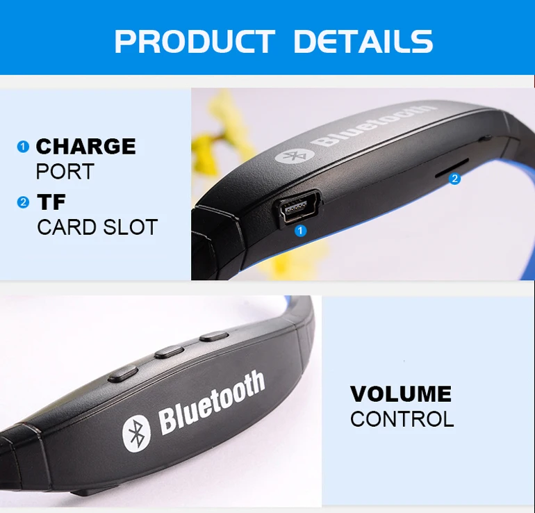 Good Quality Neckband Sport Wireless Blue tooth Earphone - ANKUX.COM