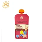 Aluminum foil printed customized spout pouch for fruit juice drink packaging bag
