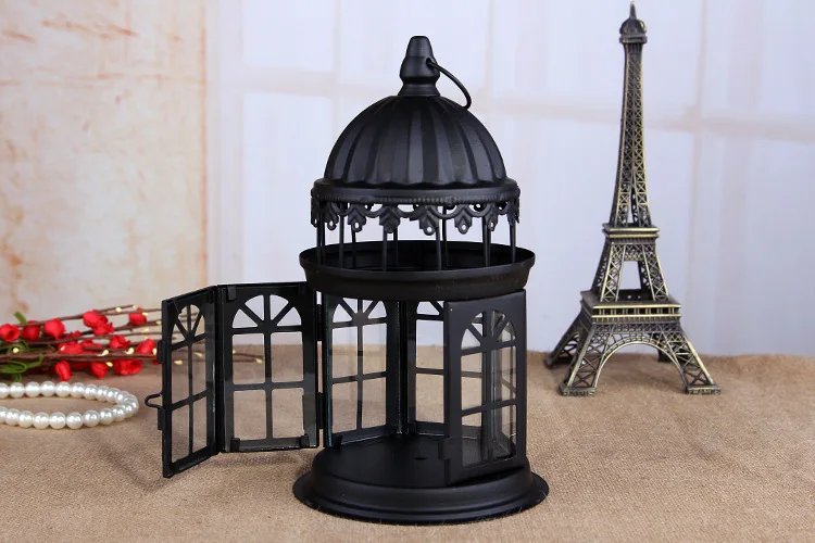 European Candlestick ornaments creative zakka Iron crafts decorations gifts wholesale