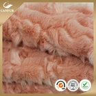 Rabbit Fur Fur Fabric 100% Acrylic Colorful Faux Rabbit Fur Fabric Knitting Fabric For Lady Fashion Garments
