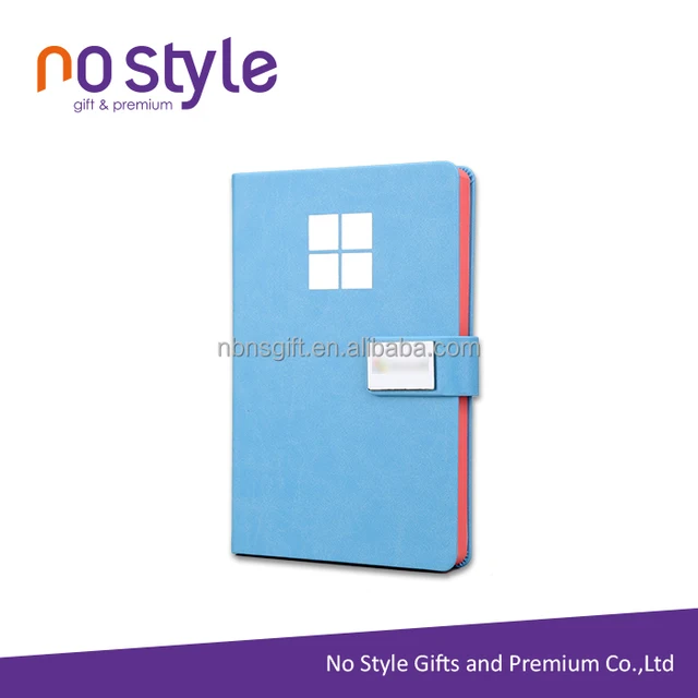 2017 new custom gift a5 leather journal notebook for promotion