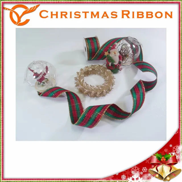 wholesale personalized christmas ribbon for wrapping xmas gifts