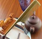 Sereseng Wooden Hairdressing Salon Green Sandalwood Comb Anti-static Massage Profesional Barber Combs Tail Combs
