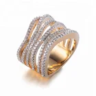 18k italian gold jewelry fashion ring arabic jewelry