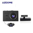 Dual Car Dash Camera Front And Rear Car Dash Board Camera Dvr HD 1080p GPS WIFI