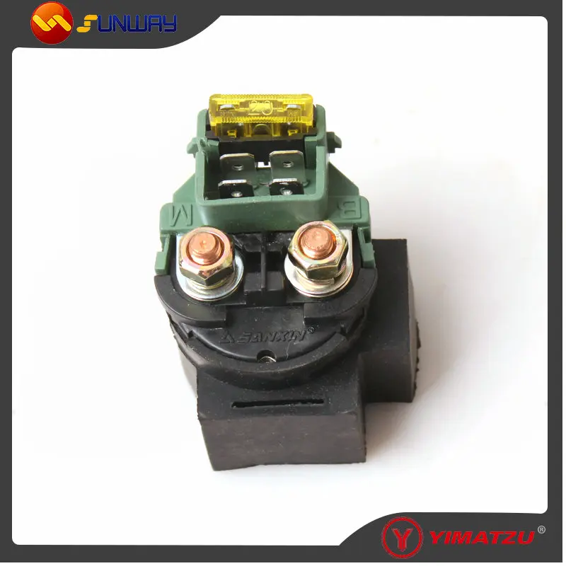 ATV UTV partes relé de arranquesolenoide de arranque fusible base con