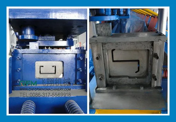 Purlin roll forming machine, interchangable c z purlin roll forming machine
