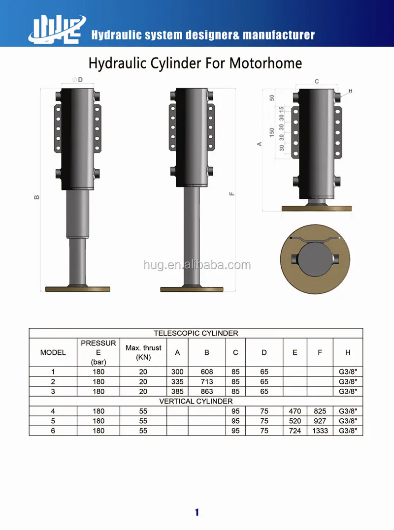 hydraulic cylinder with mechanical lock be used for semi trailer