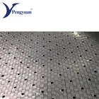 Breathable night blind metallised woven fabric