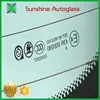 Hot sale factory supply best price car back window glass